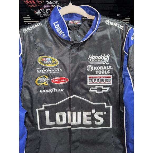 Vintage Chase Authentics Jimmie Johnson Lowe’s Racing Jacket Size Xxl - Picture 2 of 7